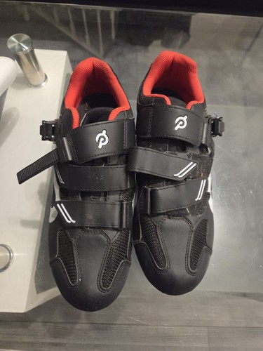 Peloton black cycling shoes - cycling,