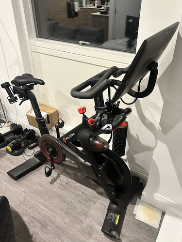Peloton bike with shoes - peloton,